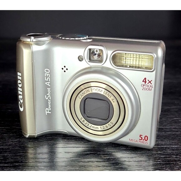 Canon PowerShot A530 5MP Compact Digital Camera Bundle-  Refurbished [G] - Picture 3 of 12